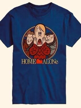 Home Alone Movie Poster Graphic Tee NWT